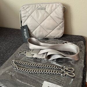 NWT MZ Wallace Madison Crossbody in Frost